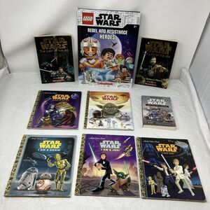 Star Wars Kids Mixed Book Series Lot Mixed Little Golden LEGO Last Of Jedi +